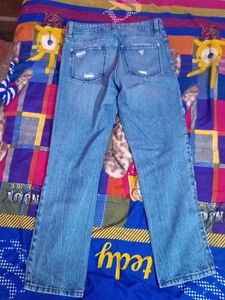 Distressed Jeans with Sequins