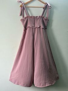 Chic Pink Wide-Leg Jumpsuit
