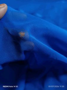 4 mtr plain georgette fabric
