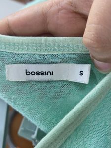 Bossini Mint Green Cropped Top