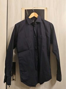 Men's Classic Blue Button-Down Shirt