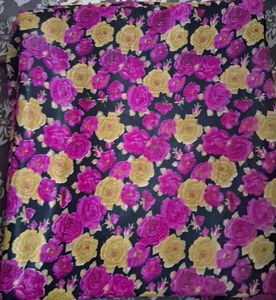 beautiful floral print dress material
