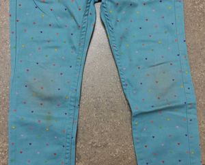 Girl's Patterned Jeans (2 Pairs, 3-4 years)