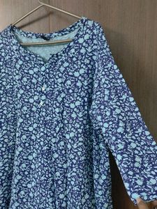 Altomoda Blue Floral Top