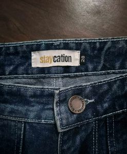Denim Cargo Pants