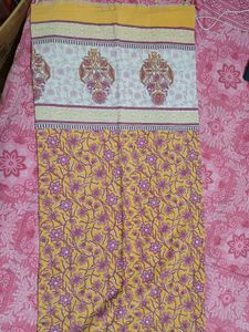 Beautiful Yellow Floral bedsheet