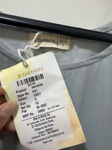 Nykaa Linen &amp; Chiffon Dress
