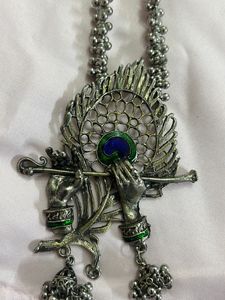 🦚Peacock Neckpiece Set