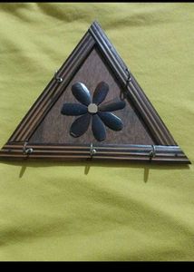 Unique Wooden Triangle Key Holder
