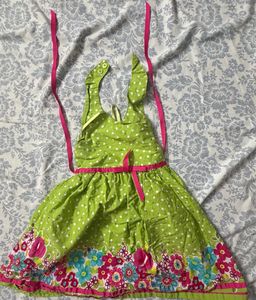 Cute Green Floral Dress