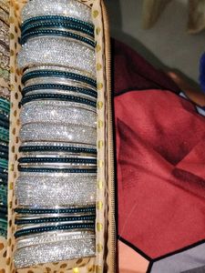 bridal Sparkling Bangles Set (47 peice)