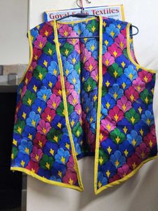 Colorful Sleeveless Jacket