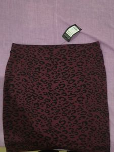 New Look Leopard Print Skirt