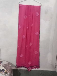 Stylish Pink Chiffon dupatta