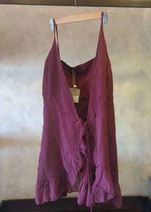 Magre Polka Dot Wrap Dress (XS)