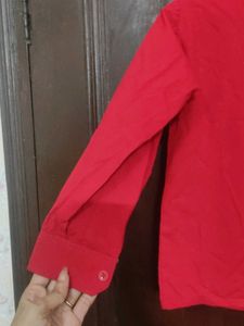 kids boys Red Button-Down Shirt