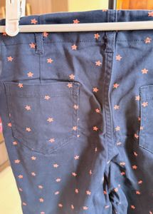 Starry Navy Blue Pants