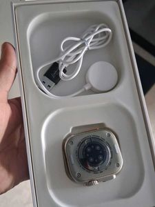 Smart Watch with Orange &amp; Black Bands