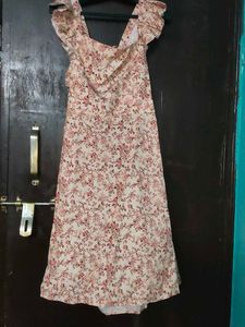 shein Charming Floral Print Dress