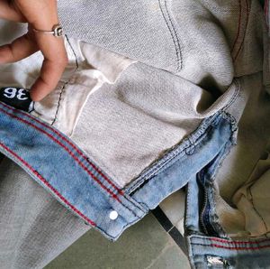 Men's Jeans - Light Blue &amp; Grey