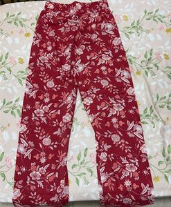 Boho Floral Print Palazzo Pants