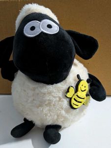 Shaun the Sheep Plush Toy with Bee Applique