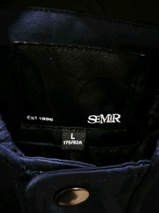 Men's Navy Chicago Bomber Jacket