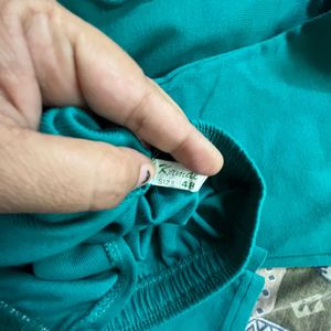 Beautiful Teal Kurta Set with Intricate Embroidery