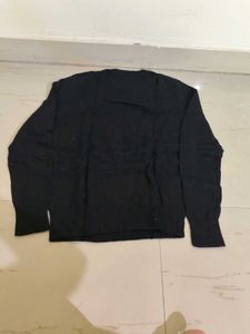 Classic Black Crew Neck Sweater