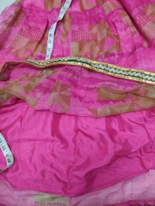 Vibrant Pink Ethnic Lehenga Choli Set