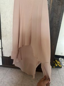 Elegant Nude Jilbab Set
