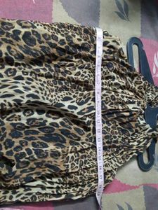 Leopard Print Flowy Halter Dress