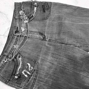 Premium Grey Y2K bootcut jeans