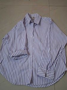 Classic Striped Button-Up Shirt