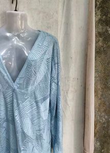 light blue dress