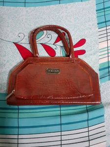 Brown Leather Clutches Women's Purse Girl's Wallet