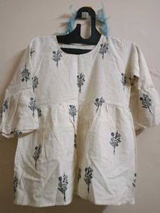 Embroidered Cotton Kurta