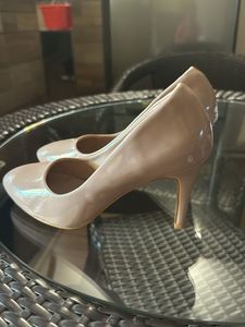 Nude Patent Ballet Flats