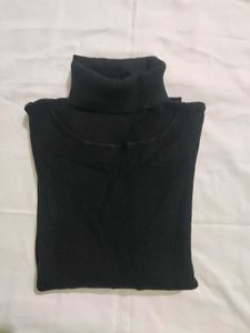 Classic Black Turtleneck Sweater