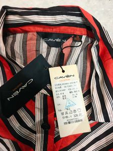 Chic Striped Button-Up Blouse