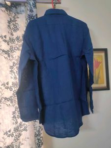NEW Ralph Lauren Blue linen Shirt