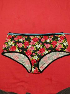 Floral Print Cotton Briefs