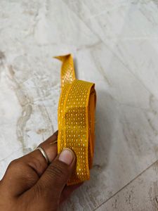 New Beautiful Yellow Lace For Saree