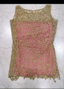 Peach Lehenga With 2 Blouse Options
