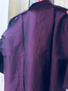 Burgundy Kurta Pant Set