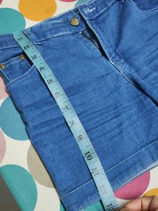 Classic Blue Denim Shorts