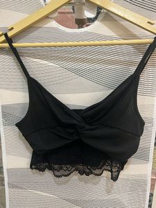 🖤 Black Shein Ribbed Cami Top  si