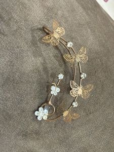 Butterfly Ear Cuff with Rhinestones