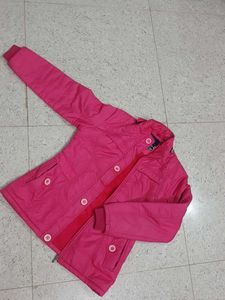Pink Casual Jacket