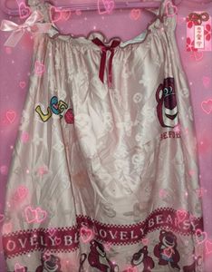 cute pink baby doll top